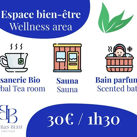 D'hotes Marina - Chateau Le Bas Bleu Homestay