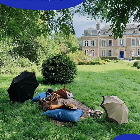 D'hotes Marina - Chateau Le Bas Bleu Rum i privatbostad Quesnoy-le-Montant